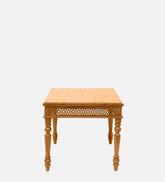 Shanti Surprise Sheesham Wood 6 Seater Dining Table In Scratch Resistant Rustic Teak Finish
